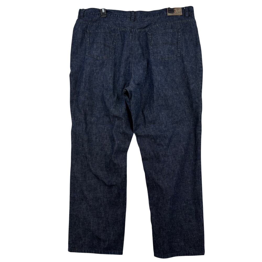 Ralph Lauren High Rise Jeans Size 22W Dark Wash 100% Cotton Straight Y2K - Picture 6 of 11